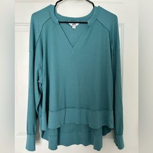 JoyLab Waffle Long Sleeve Top